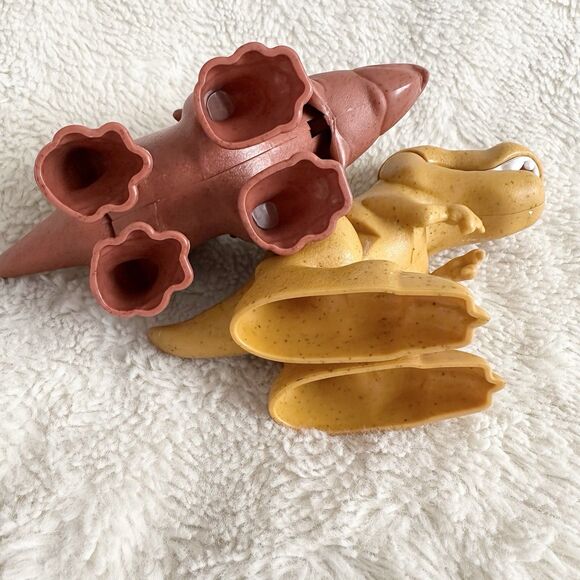 Paw Patrol Dino Rescue Lot of 2 Action Figures T-Rex Triceratops Dinosaur Toy - Picture 5 of 6